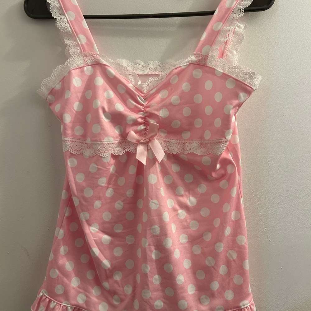 WALK THE LINE POLKA DOT MINI DRESS